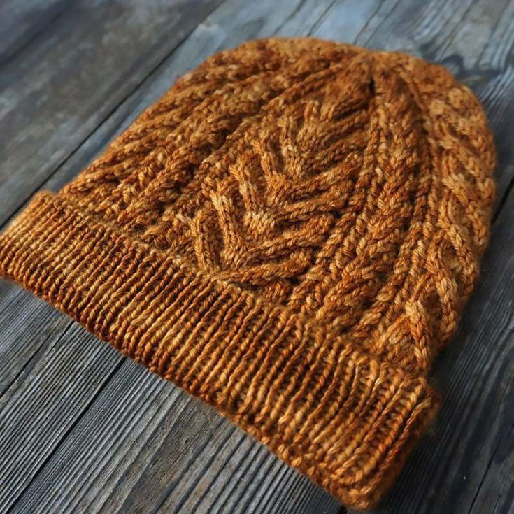 Can&rsquo;t get enough of the ocean and the breeze? Knit yourself and your friends this adorable Coral Reef beanie, a warm and cozy hat with a folded brim. The cable patterns are knitted separately with sweet eyelets, and it&rsquo;s a pattern fit for confident beginners. It&rsquo;s 15.74&rdquo; in circumference x 8&rdquo; in height.&nbsp;