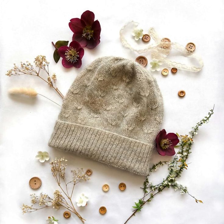 Have a look at this gorgeous knit project called The Crocus Hat! It&rsquo;s worked in the round from the bottom up and is an advanced beginner/intermediate pattern. This beanie is designed to feature a folded brim but is adjustable to fit a slouchier look. It measures 18.5&rdquo; in circumference x 9&rdquo; in height with folded brim.&nbsp;