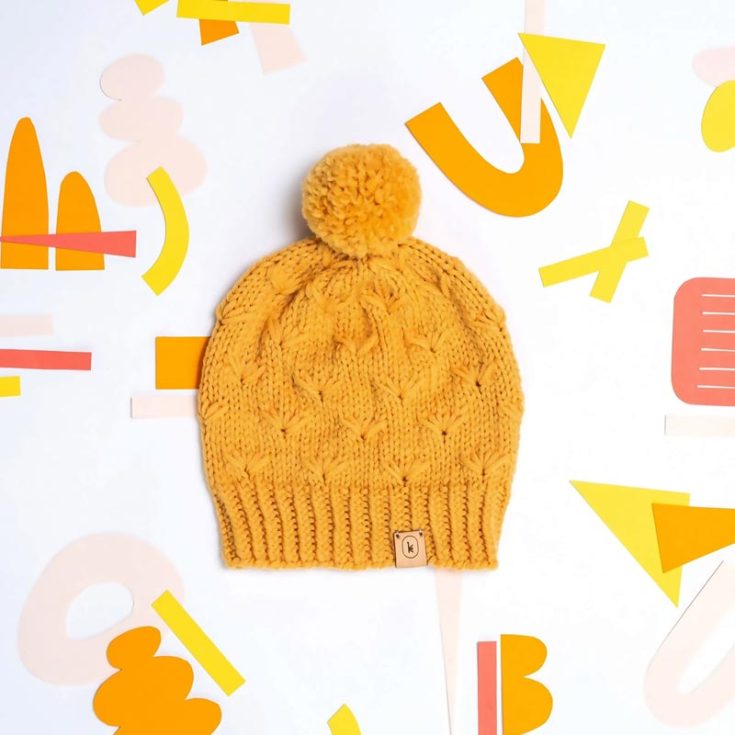 Know someone who is cheerful and always bubbly? This Upsala beanie would be the perfect gift to reflect their adoring personality. Its striking yellow color will make the recipient stand out from the crowd. It&rsquo;s approximately 19.75&rdquo; in circumference x 10&rdquo; in height.&nbsp;
