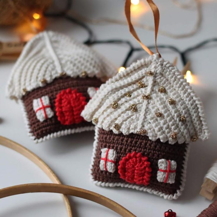 These charming gingerbread houses can be made if you know how to chain, slip stitch, single crochet, double crochet, and decrease. But don&rsquo;t worry; there&rsquo;s a photo tutorial if any of these skills are new to you.