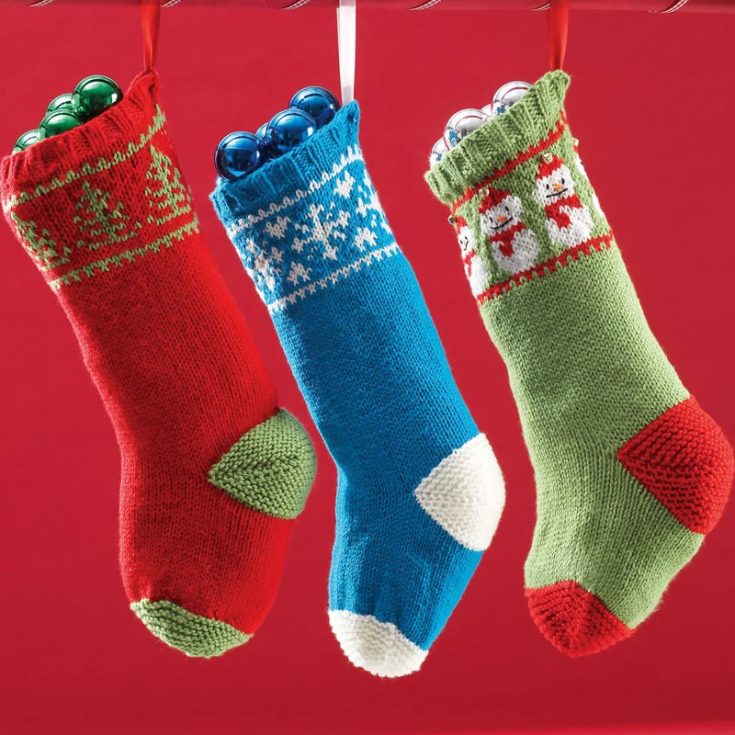 Deck the halls with these gorgeous stocking designs from Yarnspiration! Like its name, it&rsquo;s a jolly design that spreads some cheer, and it would look lovely on your mantel for this upcoming holiday. It&rsquo;s an intermediate-level project, and the size is approximately 14&rdquo;.