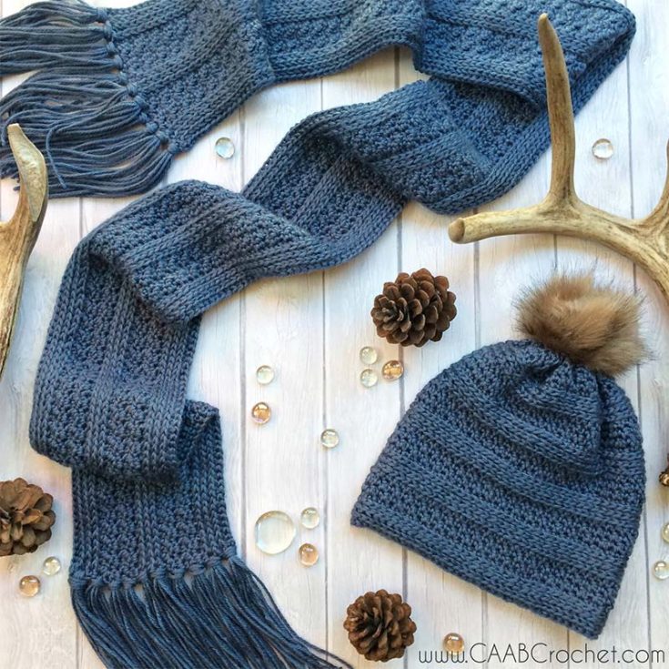 This long scarf showcases the beautiful texture created by crocheting in alternating rows in the 3rd loop together with the seed stitch. It is an avid beginner pattern that comes with a YouTube tutorial as well.