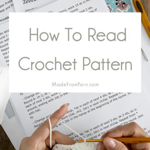 How to Fasten Off in Crochet - 3 Simple Steps • Made From Yarn