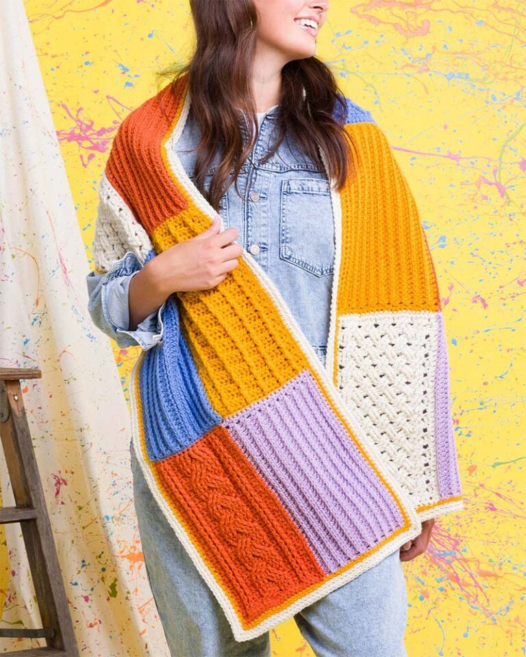 35 Free Patterns For Crochet Scarf • Made From Yarn