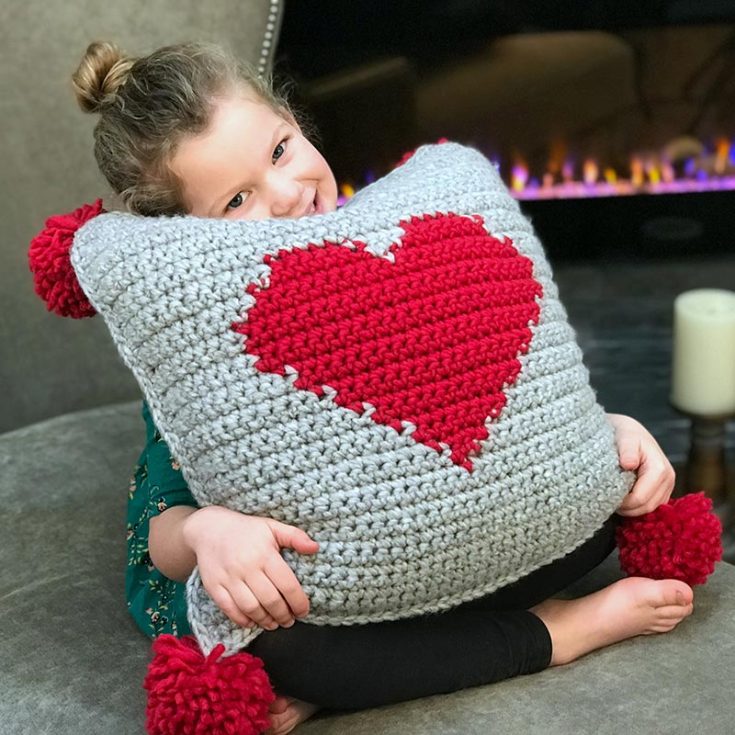 Who wouldn't love a heart-shaped pillow to cuddle or to add as decor for a couch or for your car?
