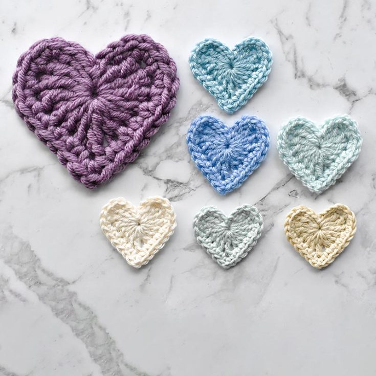 No frills, just a classic heart to express your love for that special someone! This pattern is available in both US and UK terms for easy crocheting.