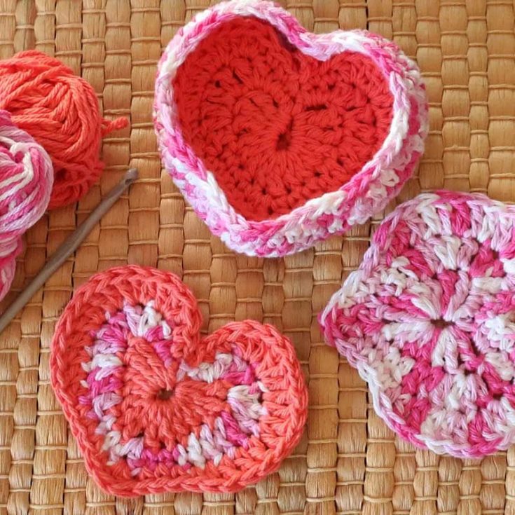 Crochet a set of soft, reusable face scrubbies with a sturdy matching basket&mdash;perfect for a heartfelt Valentine&rsquo;s gift! Made with size 4 cotton yarn and a 5 mm hook, this fun, beginner-friendly project adds a handmade touch to your skincare routine.